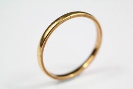 A 22ct Gold Wedding Band