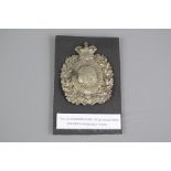 A Victorian Warwickshire Regiment Volunteers Officers Cross Belt Plate