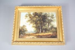 Late 19th Century Oil on Board Pastoral Paintings