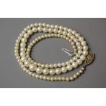 A Very Fine Antique Graduated Pearl Necklace