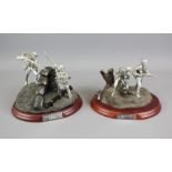 Two Pewter Sculptures