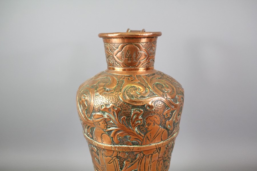 An Arts and Crafts Copper Ewer - Image 2 of 4