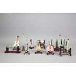 Chinese Hard-Stone Miniature Musical Instruments