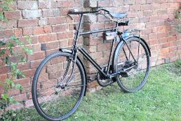 A Circa 1947 Raleigh 'Superbe' Bicycle GCHQ