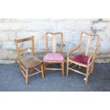 Three Fruit Wood Children's Chairs