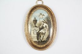 An 18th Century Continental Gold Pendant