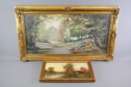 Early 20th Century French Oil on Canvas