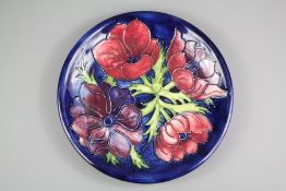 A Late 20th Century Moorcroft Plate