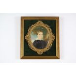 A 19th Century Oval Portrait Miniature