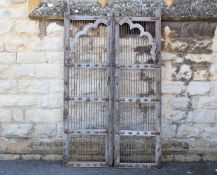 Architectural Interest - Pair of Antique Indian Wooden Gates