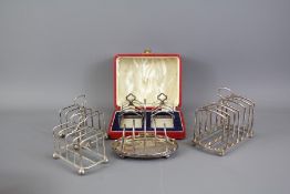 A Boxed Set of Silver Toast Racks