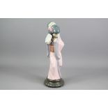 Lladro Figurine of a Japanese Geisha