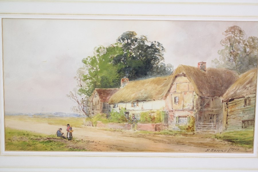Fernley Ramus (1868-1937) Watercolour on Paper - Image 2 of 3