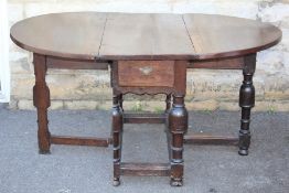 An 18th Century Country Gate Leg Dining Table