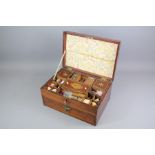 A Mahogany Sewing Box