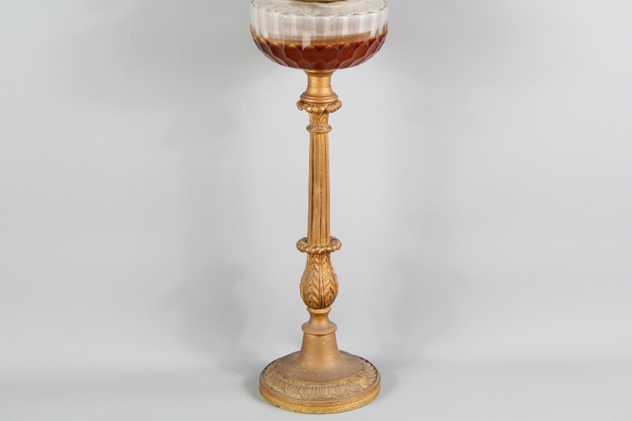 A Victorian Oil Table Lamp - Image 6 of 6