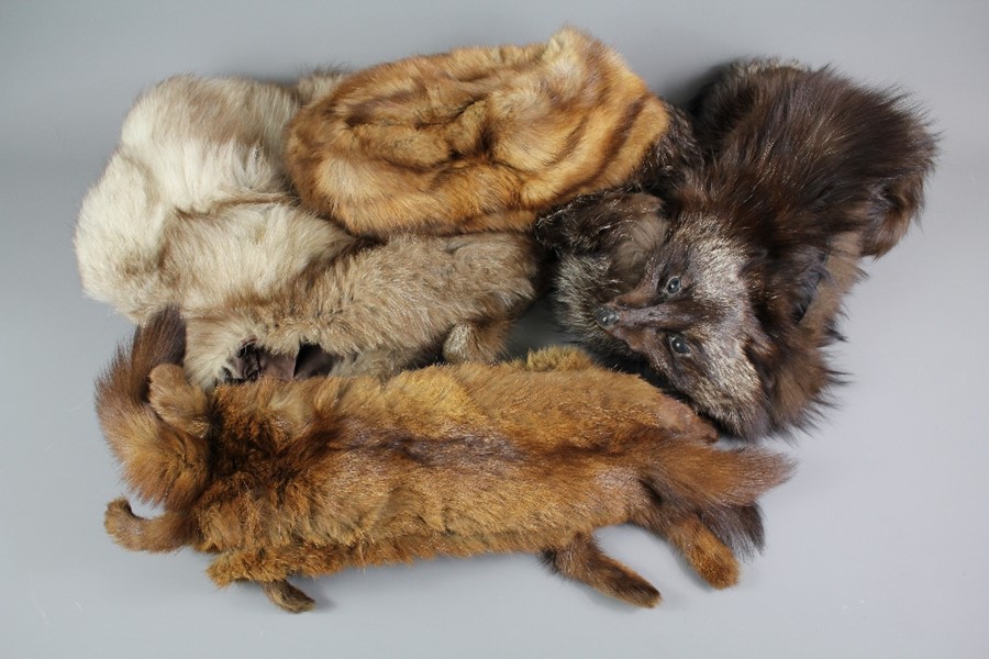 A Quantity of Vintage Fox Fur and Mink