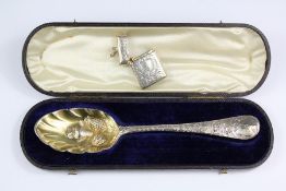 A George II Silver Berry Spoon