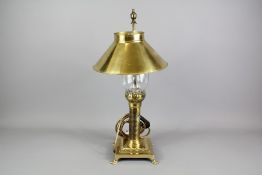 A Brass Table Lamp