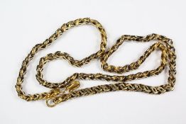 Antique 9ct Gold Fancy-Link Neck Chain