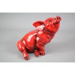 Peggy Davies Flambe Pig