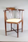 Edwardian Corner Bedroom Chair