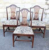 A Set of Six Regency-Style Dining Chairs