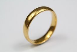 Vintage 22ct Yellow Gold Wedding Band