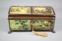 A Swiss "Reuge" Musical Jewellery Box