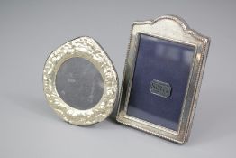 Two Silver Photo Frames