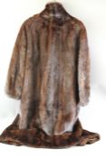 A Lady's Sable Mink Full Length Coat