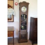 K. Petersen Schwenningen Southern Germany Oak Cased Clock