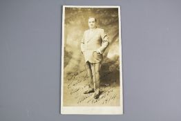 Enrico Caruso (1873-1921) Italian Tenor Signed Sepia Photograph