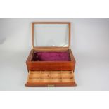A Victorian Mahogany Table Top Display Case