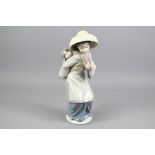 Lladro Figurine of a Chinese Mother and Infant