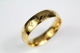 A Silver-Gilt 'Lord of the Rings' Ring