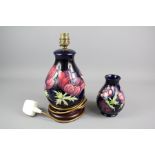 A Late 20th Century Moorcroft Lamp Base