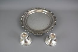 A Silver Card Tray