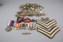 A Wooden Box of Military Memorabilia