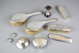 A Part Silver Dressing Table Set
