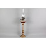 A Victorian Oil Table Lamp