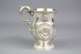A Silver Scottish Silver Christening Mug