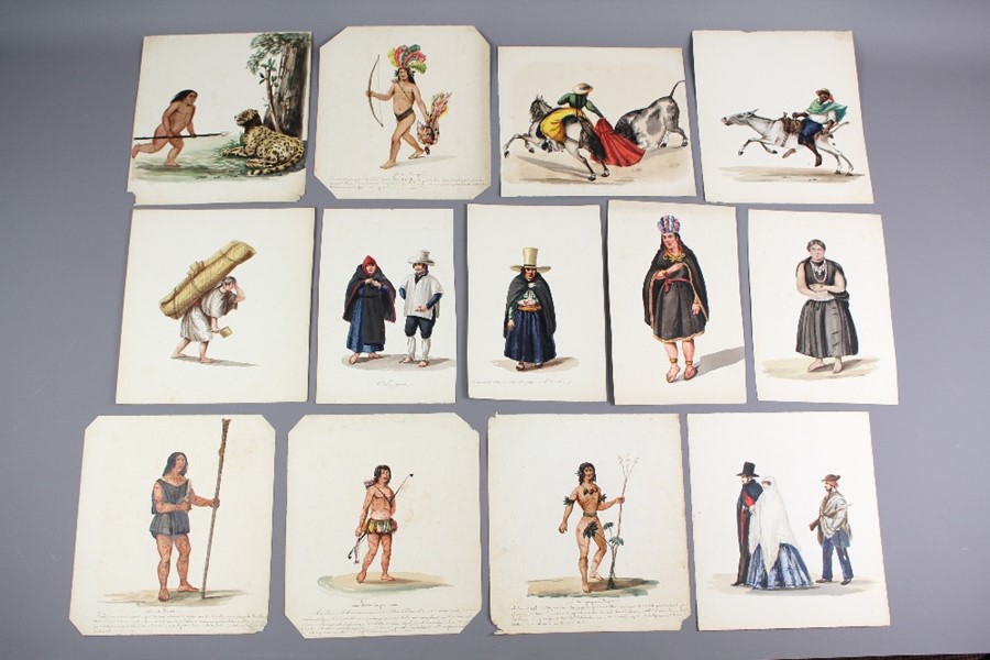 A Charming Collection of 19th Century Watercolours