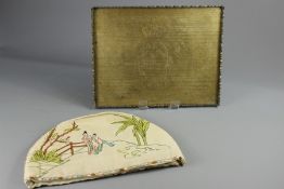 A Chinese Brass Tray