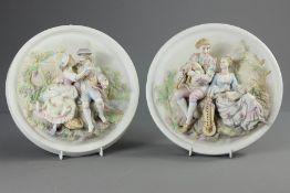 Two Porcelain Wall Plaques
