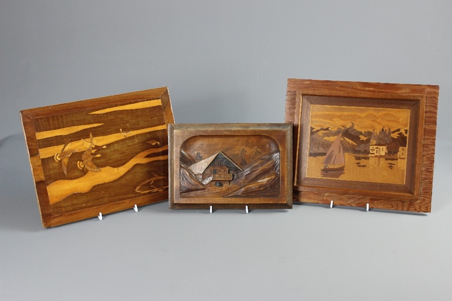 A Collection of Marquetry Work - Image 2 of 2