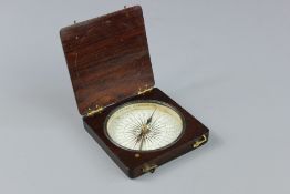 A Rosewood Hudson & Son Greenwich Compass