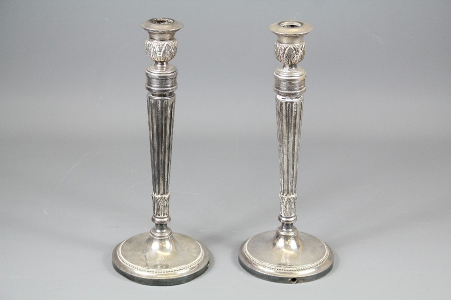 A Pair of Heavy Candle Stick Holders