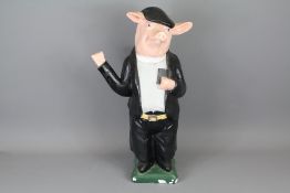 A Plaster Figure of a Butcher's Pig