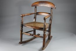 A Child's Antique Rocking Chair